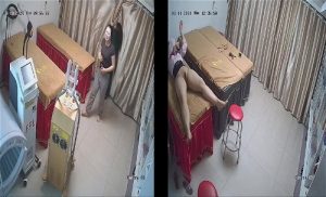 Hack cam tiệm spa cực dâm